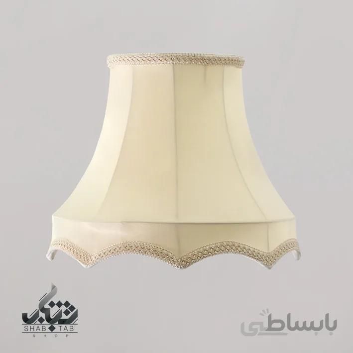 شید آباژور مدل دالبر برعکس سایز 35 کرم 1 – سرپیچ E27
