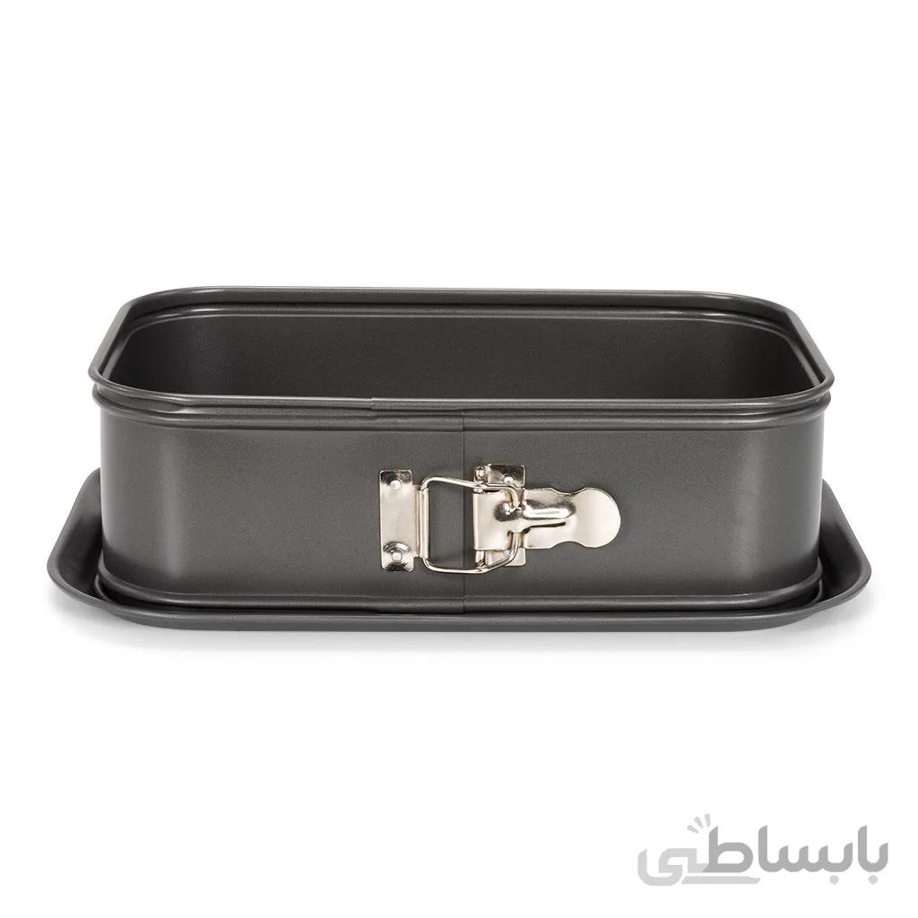 قالب کمربندی مستطیلی کیک Mexxi مدل CB-55T طول 28 سانتی نچسب کف جدا شونده