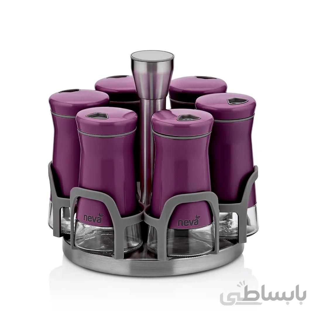 ست جا ادویه ای Neva مدل n2406 رنگ بنفش
