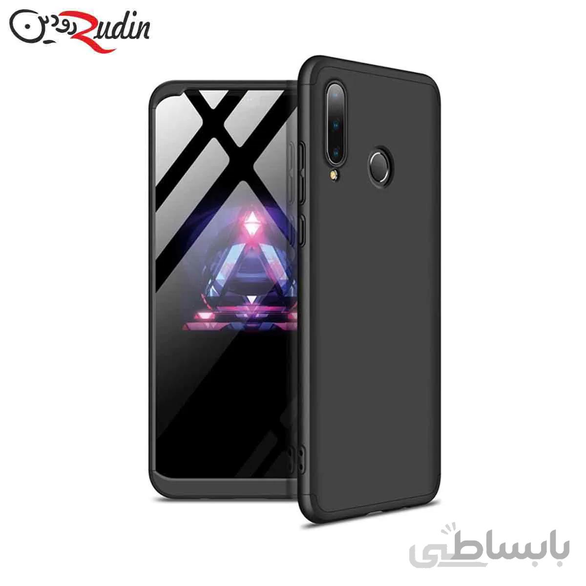 کاور ۳۶۰ درجه مدل GKK مناسب برای گوشی P30 Lite مشکی شفاف دور مشکی
