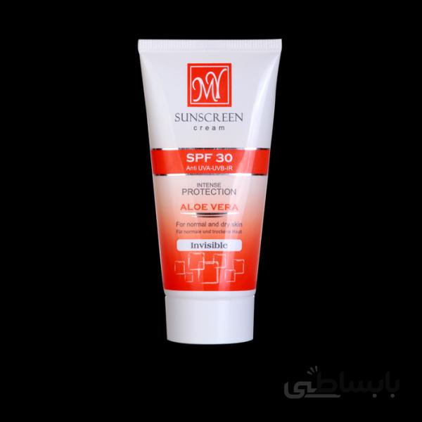 کرم ضد آفتاب فاقد رنگ SPF 30 مای
