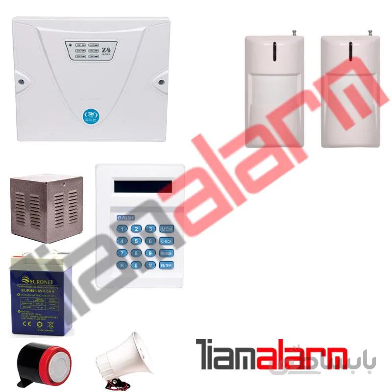 پکیج دزدگیر اماکن بیسیم مدل کلاسیکPROبا تلفن کننده ی 20 حافظه CLFOX2