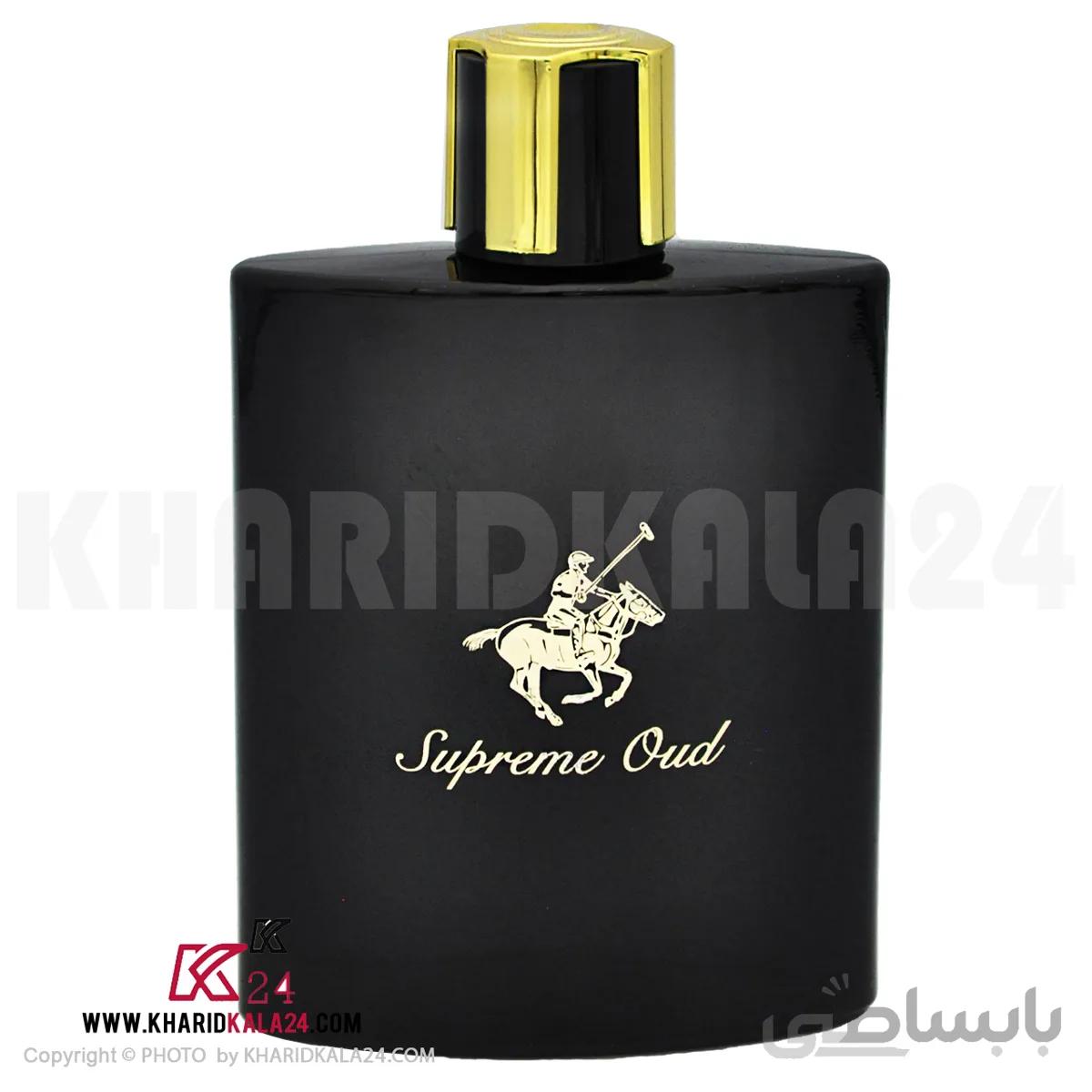 ادو پرفیوم مردانه فراگرنس ورلد مدل Supreme Oud حجم 100 میلی لیتر ا Fragrance world Eau De Perfume Supreme Oud 100ml