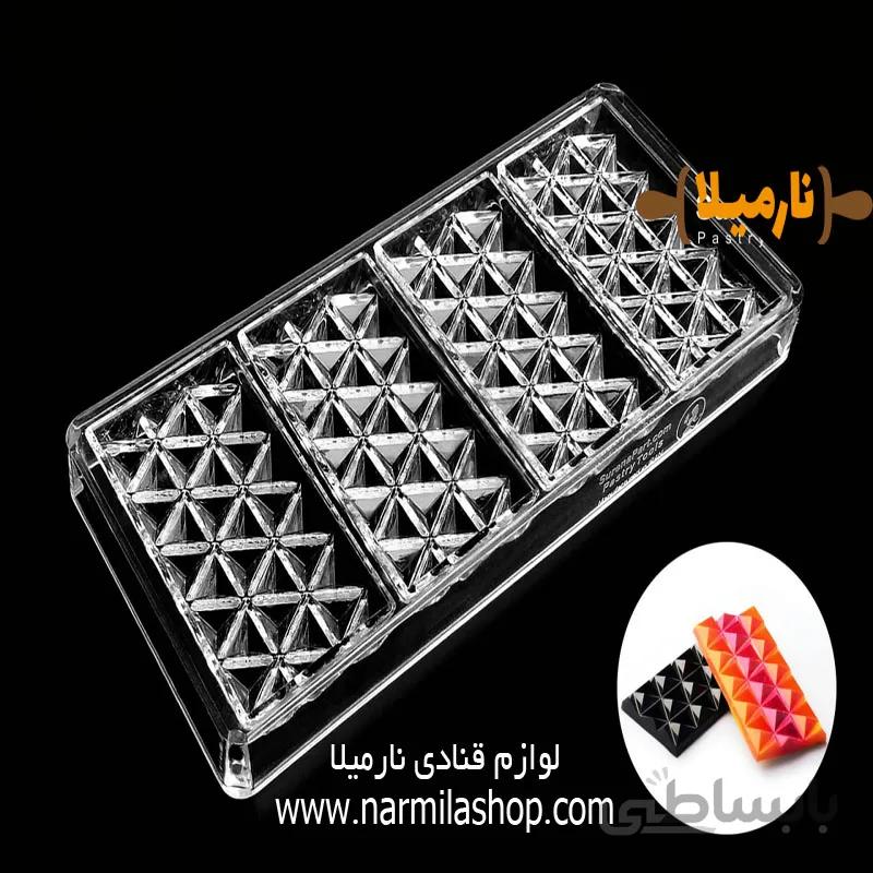 قالب پلی کربنات طرح مثلث