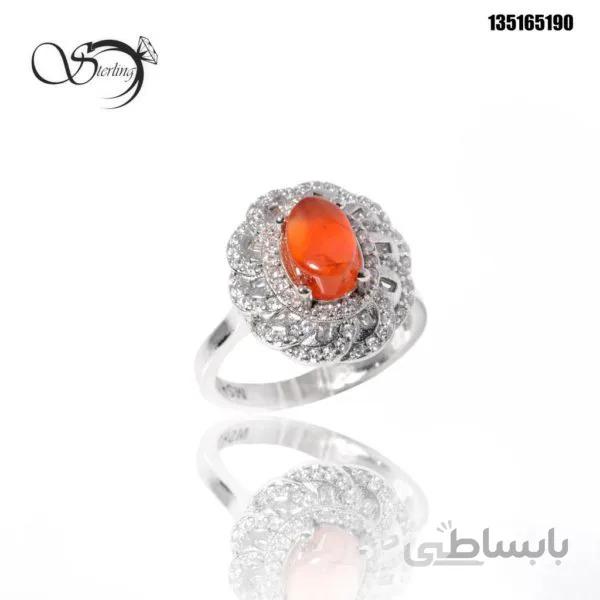 انگشتر عقیق نقره زنانه کد:۱۴۷۱