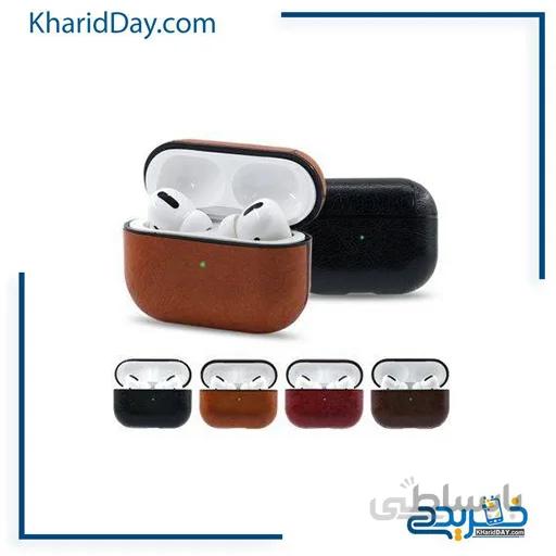 کاور چرمی کیس ایرپاد پرو اپل ا Apple AirPad Pro case leather cover