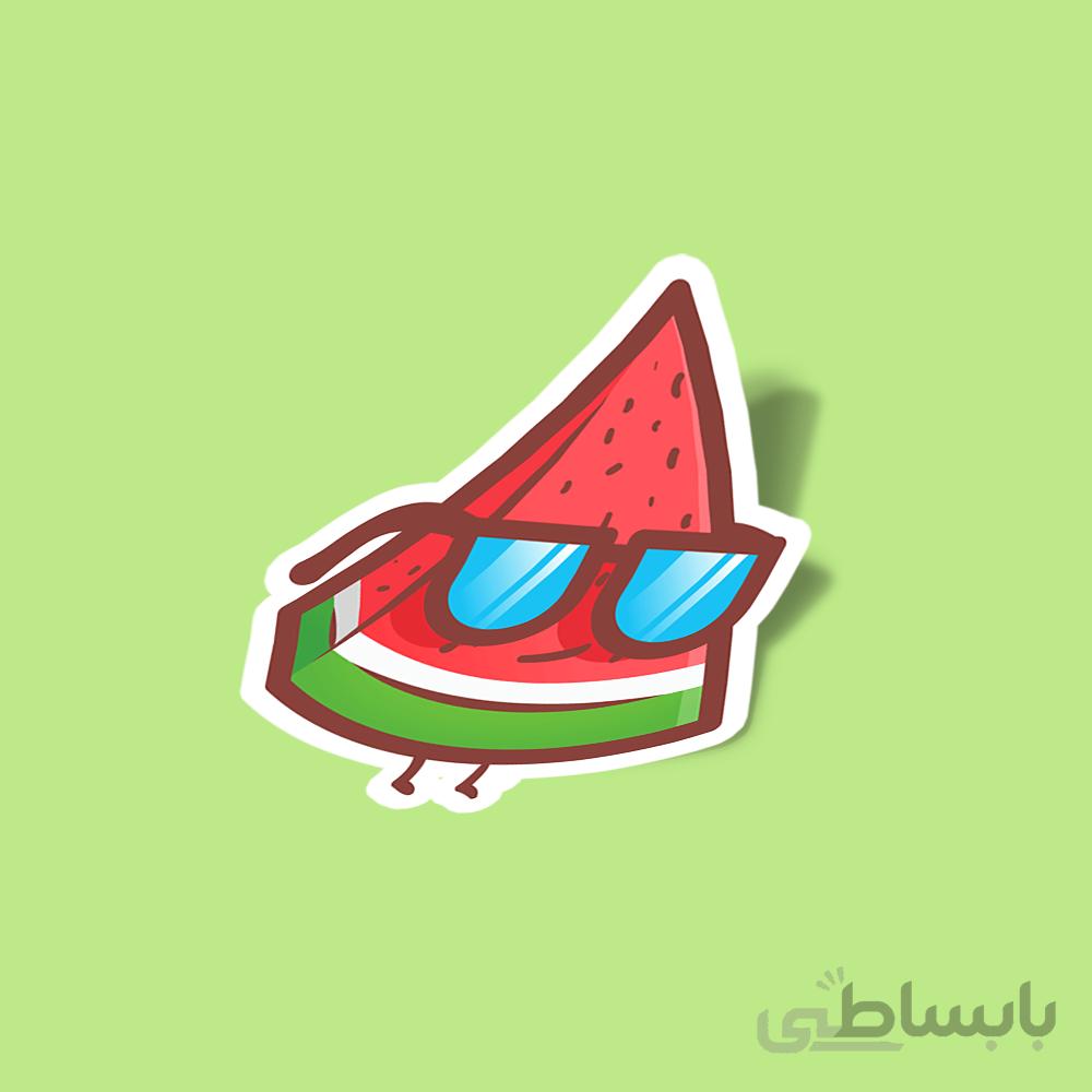 استیکر cool watermelon