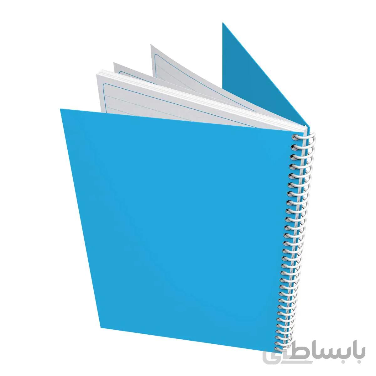 دفتر ۵۰ برگ سیمی تک رنگ کاج