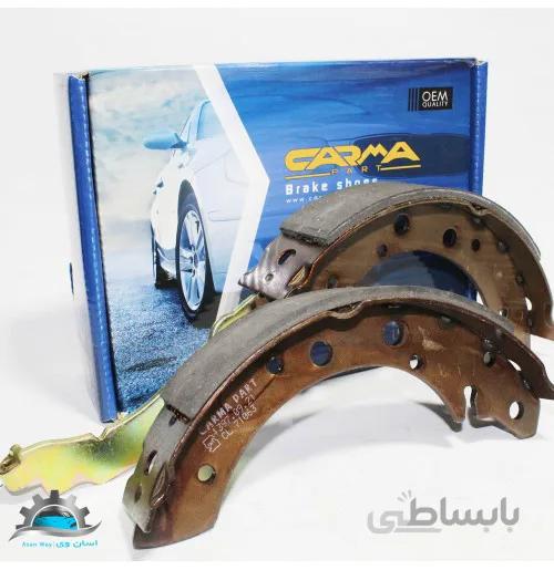 لنت ترمز عقب کفشکی OE سمند ملی و پژو پارس اتوماتیک مدل 97 به بالا کارما