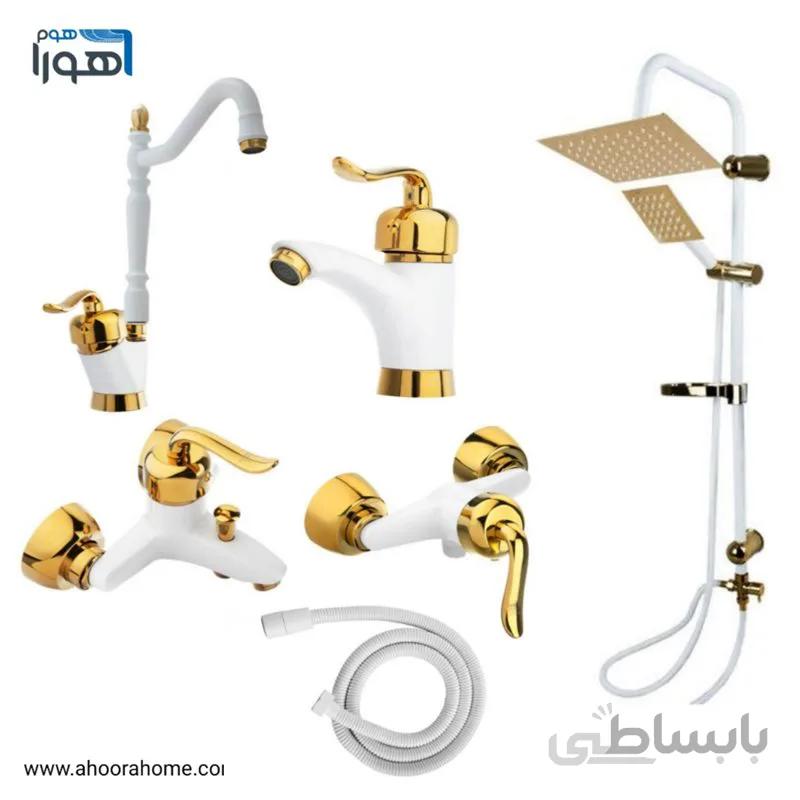 ست شیرآلات مدل قاصدک شلنگ توالت علم دوش یونیورست