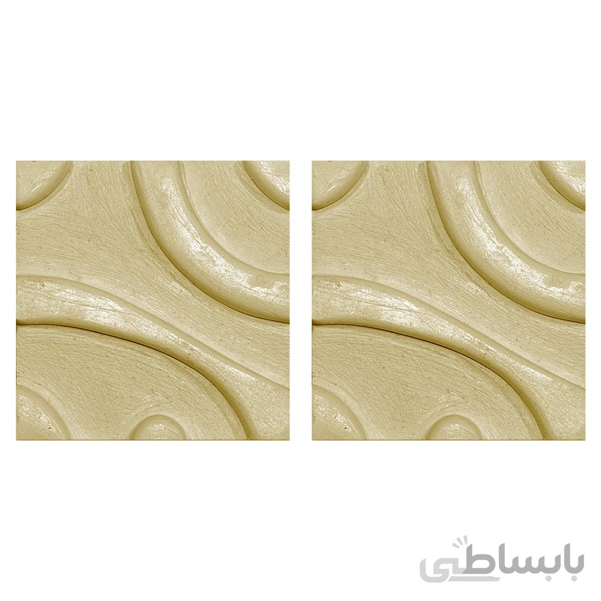 دیوارپوش تندیس و پیکره شهریار مدل امای کد W1010 20 بسته 2 عددی