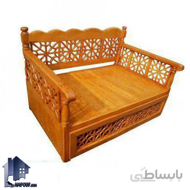 تخت سنتی دونفره 120*60 مدل TRK102