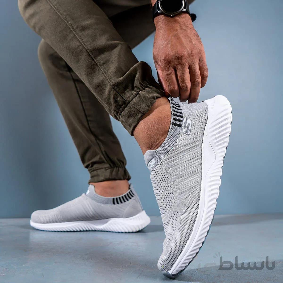 کفش ورزشی SKECHERS مردانه طوسی روشن مدل Balini