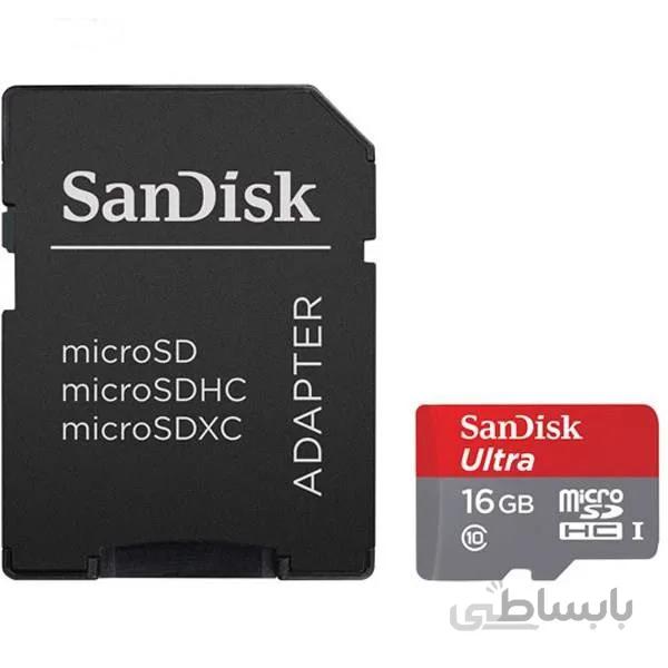 کارت حافظه microSDHC سن دیسک مدل Ultra کلاس 10(بدون پک)