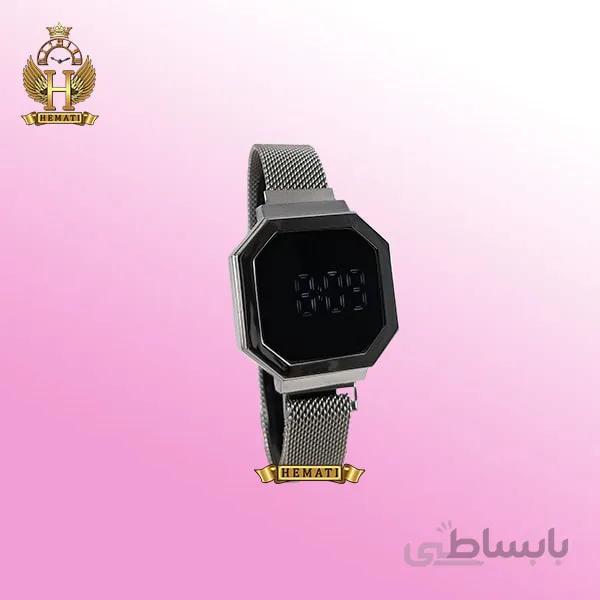 ساعت ال ای دی زنانه led303 (بند مگنتی) نقره ای
