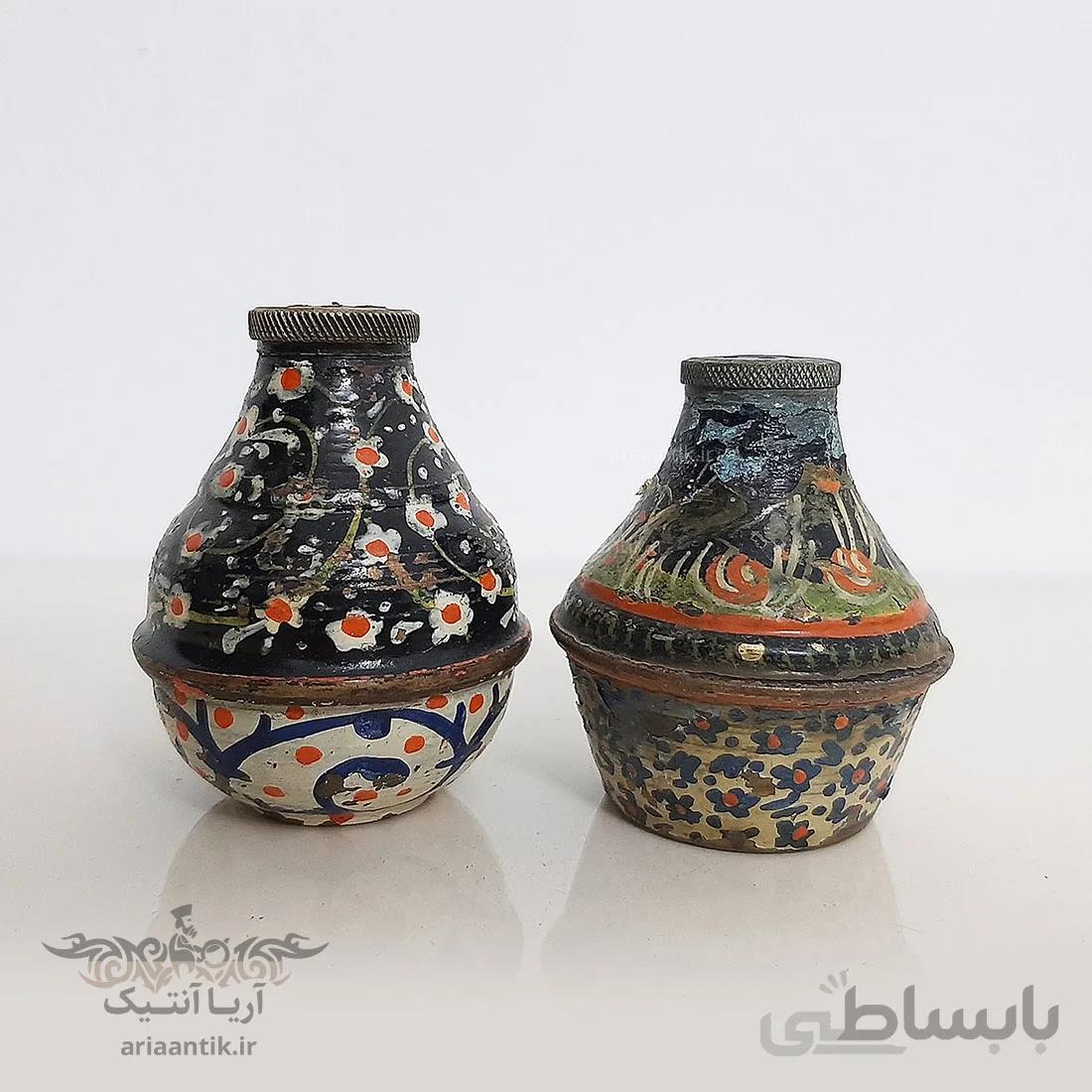 جفت نمک پاش میناکاری