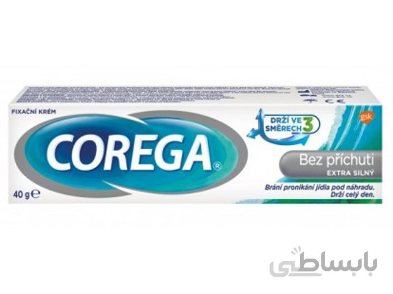 چسب دندان مصنوعی کورگا 40 گرم بدون طعم و بو