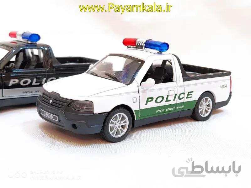 ماشین اسباب بازی آریسان پلیس سفید