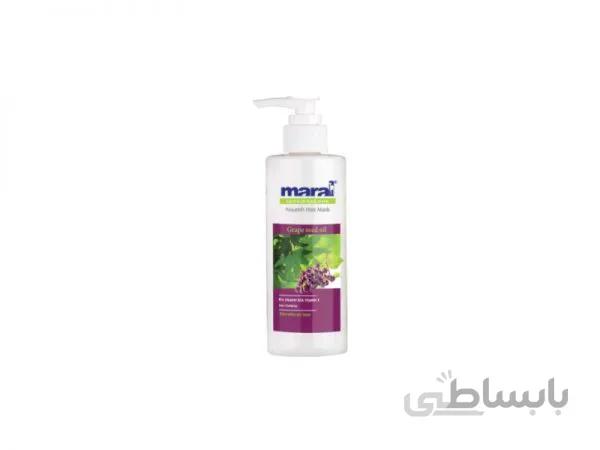 ماسک مو بدون آبکشی هسته انگور مارال