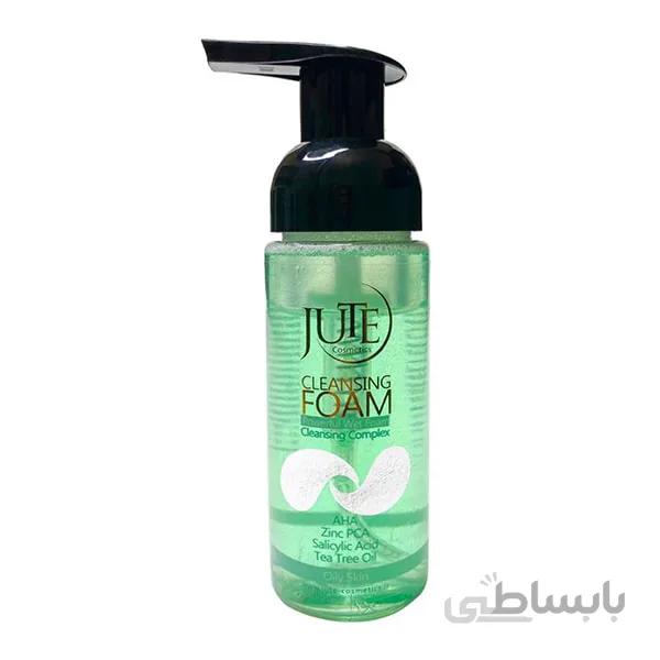 فوم شستشوی پوست چرب و مستعد جوش ژوت ا Jute Cleansing Foam for Oily Skin