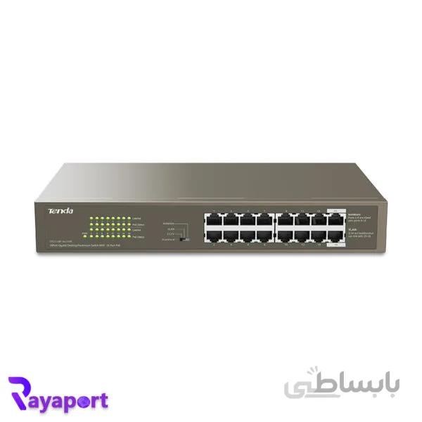 سوییچ ۱۶ پورت POE 10/100/1000 تندا مدل TEG 1116P