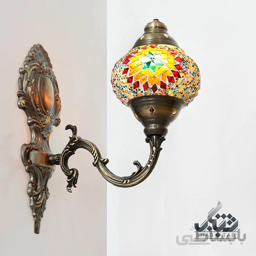 لوستر دیواری تک شعله مراکشی PW1 کد 11 ا PW1