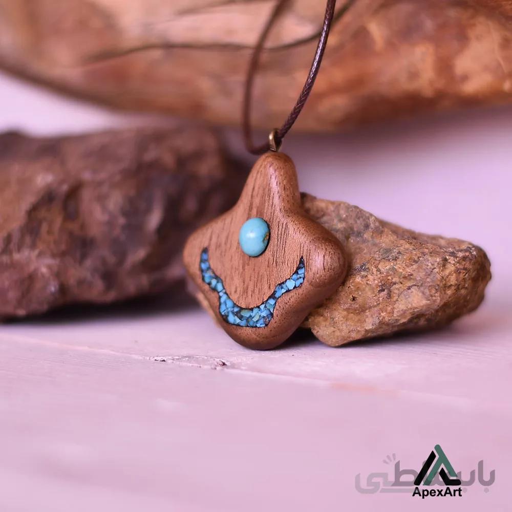 گردنبند فیروزه طرح افسون