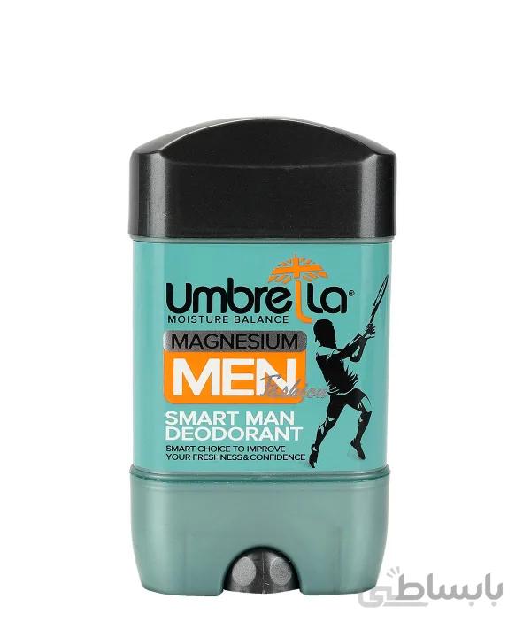 مام دئودورانت آمبرلا ژلی مردانه مدل اسمارت حجم 75میل Umberlla ا Umberlla Smart Men Magnesium Gel Deodorant | 75 ml