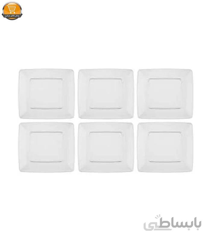 بشقاب یکبار مصرف کوشا مدل Lux 478 بسته 6 عددی