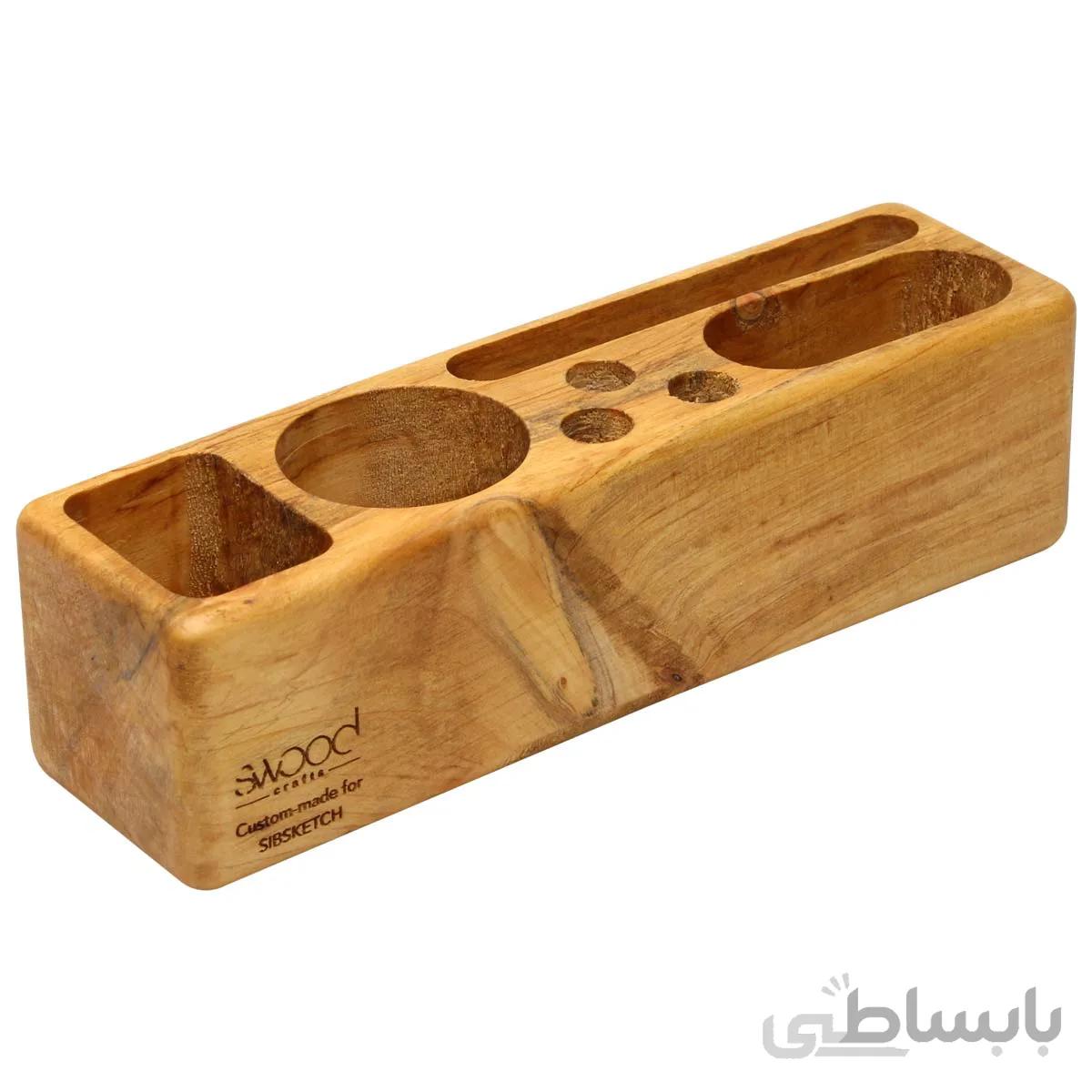 جامدادی چوبی رومیزی مدل سرو
