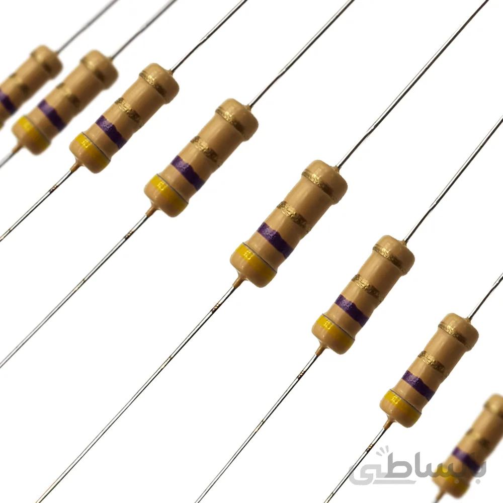 مقاومت 4.7ohm 1W