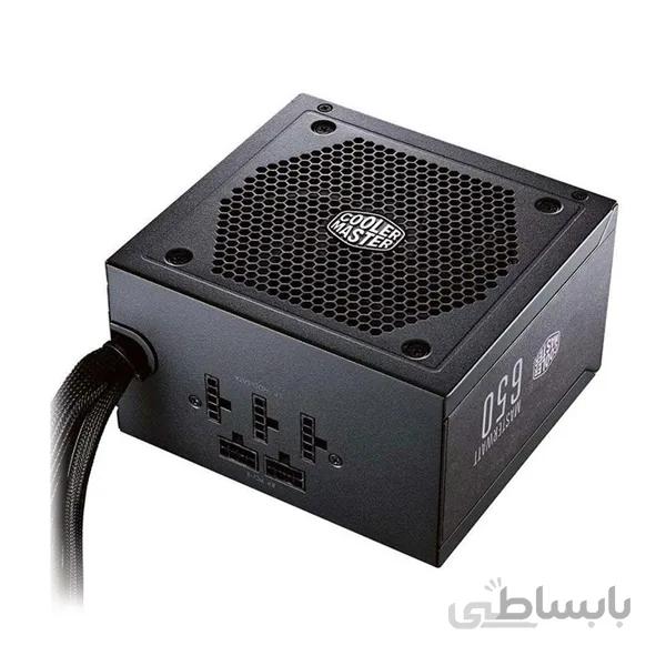 منبع تغذیه کامپیوتر کولر مستر مدل MWE white 650 ا Cooler Master MWE White 650 Power Supply