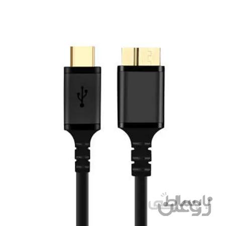کابل تبدیل TYPE-C به هارد مدل KNET PLUS 60CM