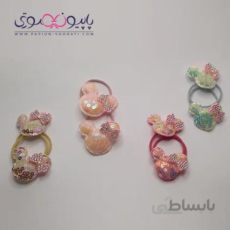 کش مو جفتی طرح میکی موس پولکی