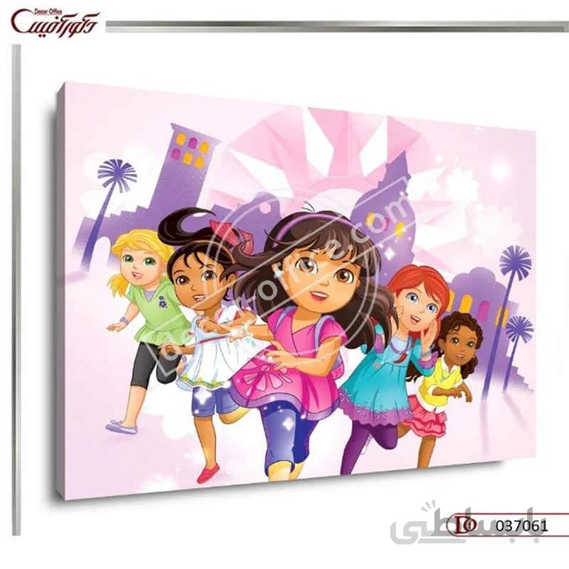 تابلو کودک دخترانه 7061 ا Girl paintings 7061