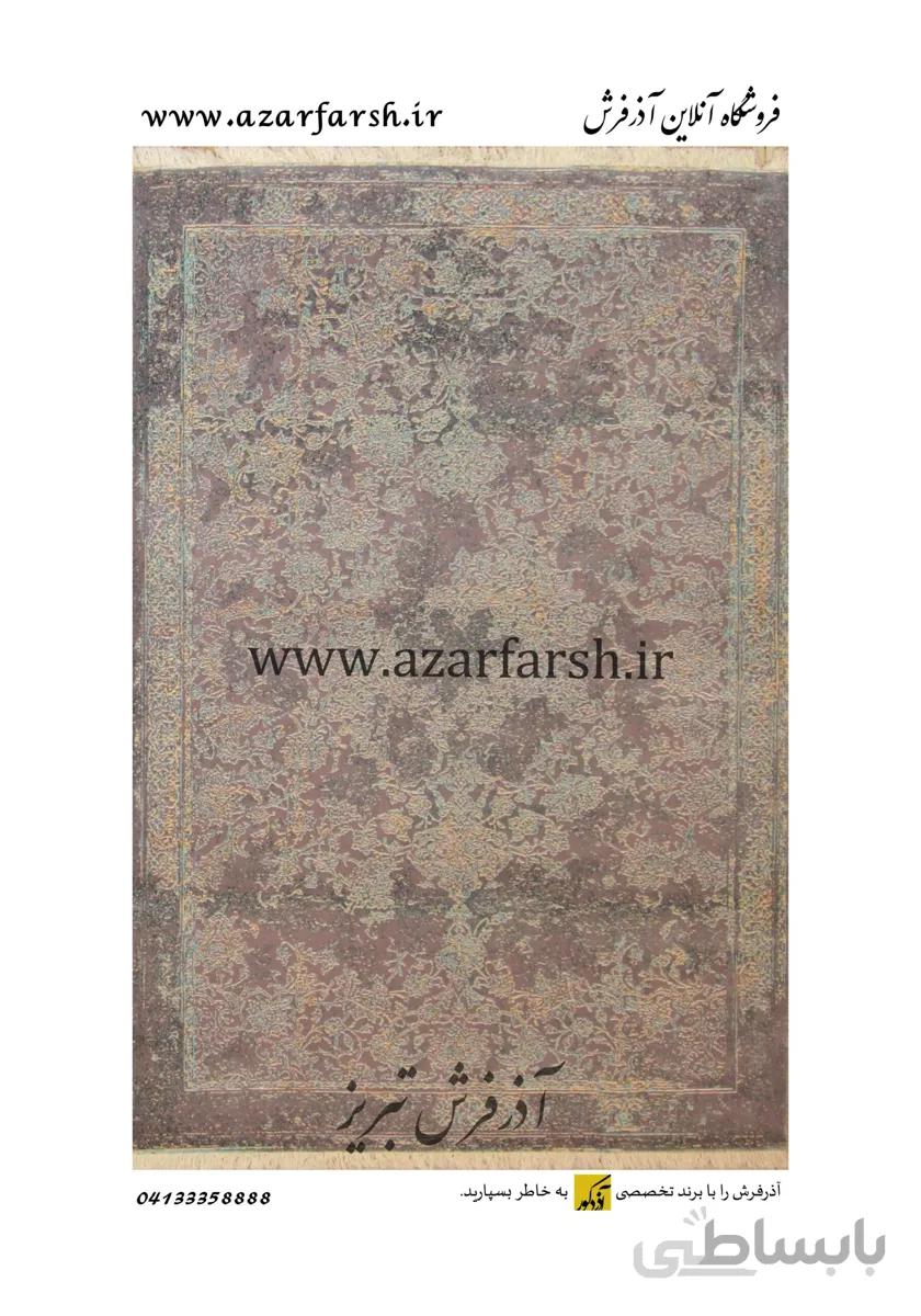 فرش 1500 شانه مشهد اردهال تمام ابریشم کد 13 ا Azarfarsh