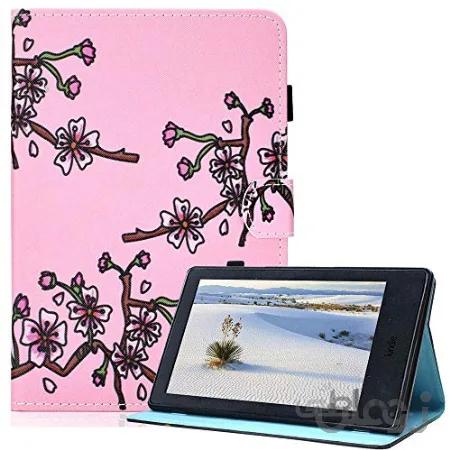 پرونده میلیاردی ایالات متحده برای Amazon Kindle Paperwhite Cute Slim PU Leather Soft TPU Inner، Stand Smart Cover Auto Wake / خواب برای Kindle Paperwhite (متناسب با همه مدل های 2012،2013،2015 و 2016) ، Plum Blossom