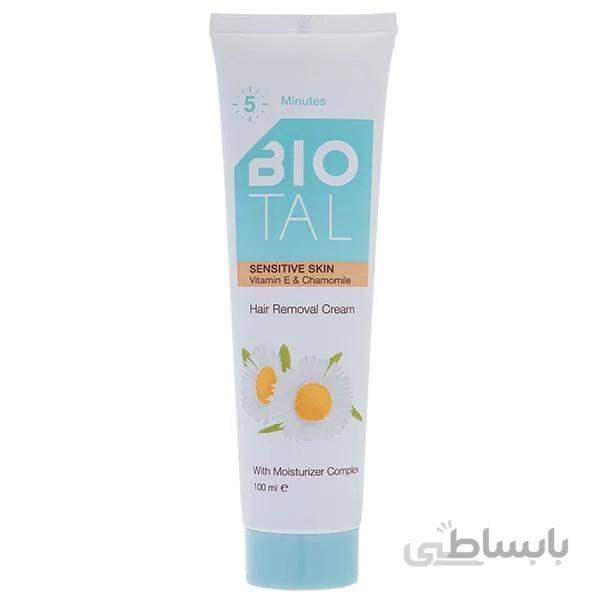 کرم موبر پوست های حساس بیوتال ا Biotal Hair Removal Cream For Sensitive Skins