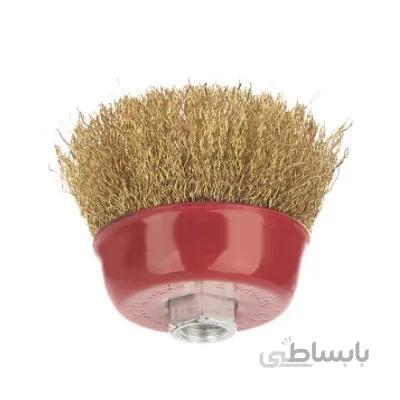 فرچه سیمی کاسه ای افشان قطر75میلیمتری