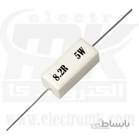 مقاومت آجری ۵وات ۸.۲ اهم