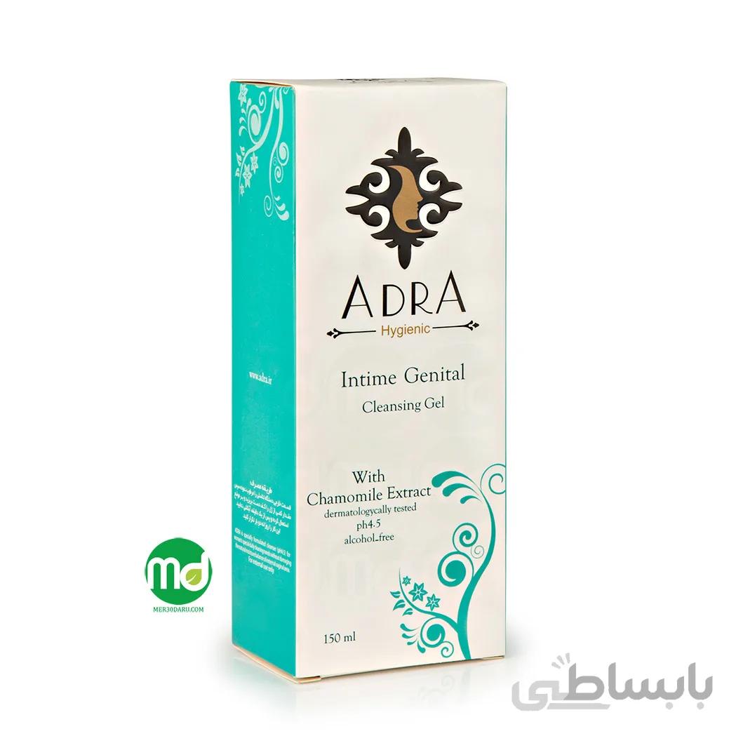 ژل بهداشتی بانوان آدرا حاوی عصاره بابونه حجم 150 میلی لیتر ا Gel health ladies Adra enriched with pomegranate extract-Volume 150 ml