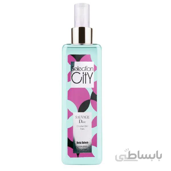 بادی اسپلش مردانه سلکشن سیتی مدل SAUVAGE حجم 250 میل