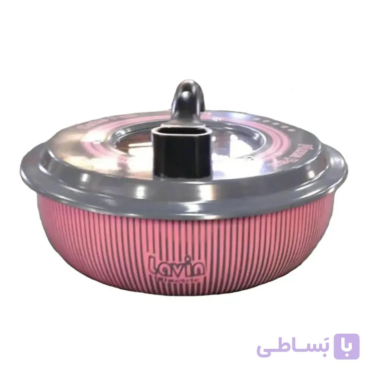 کیک پز و پیتزا پز برقی لاوین صورتی خط دار