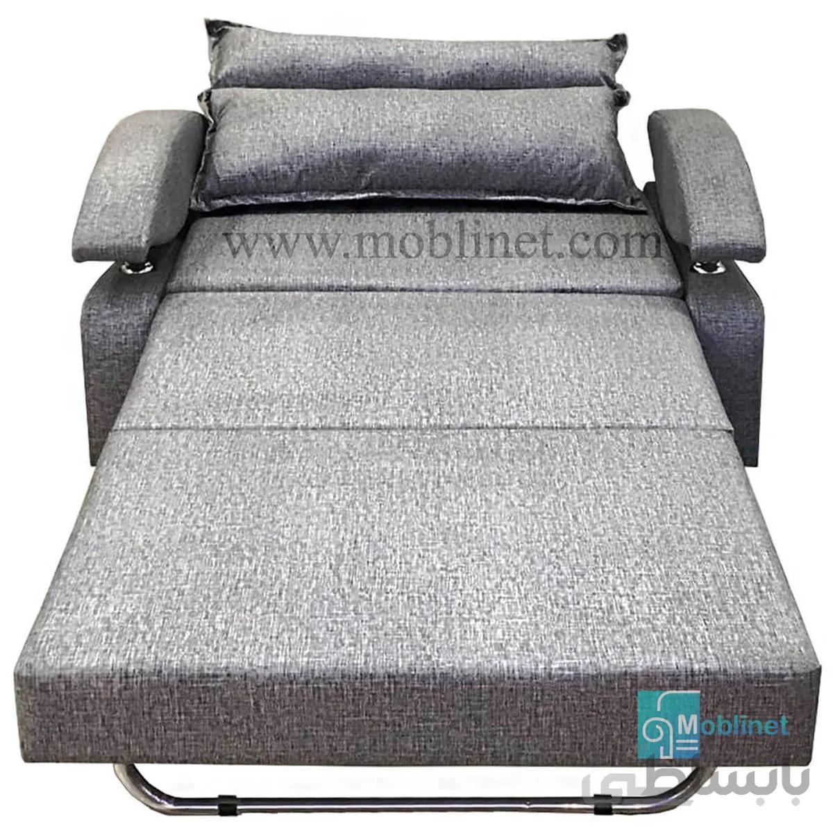 مبل تختخواب شو یکنفره اپتیما عرض تشک 100
