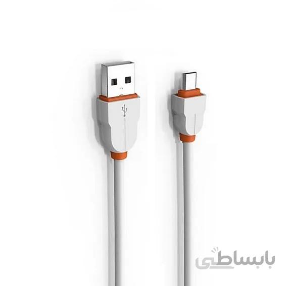 کابل تبدیل USB به microUSB الدینیو مدل LS02 طول 2 متر