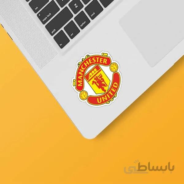 استیکر لپ تاپ طرح ManchesterUnited کد ۰۱