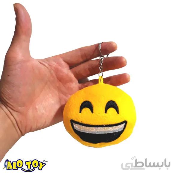 آویز پولیشی ایموجی مدل نیشخند