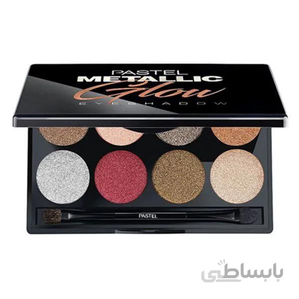 پالت سایه چشم متالیک پاستل pastel metallic eye shadow palette