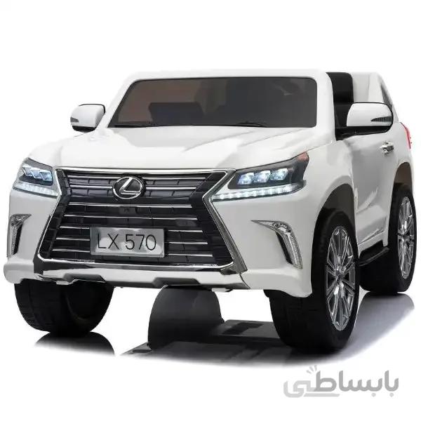 ماشین شارژی لکسوس LX570 White — تصویر 1