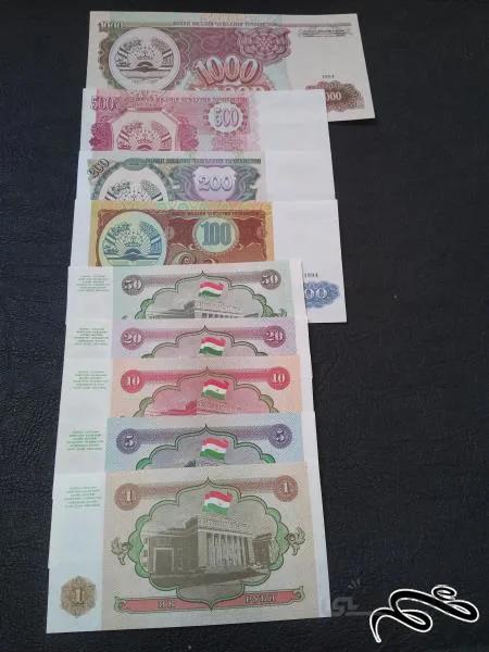 ست تک روبل تاجیکستان قدیمی